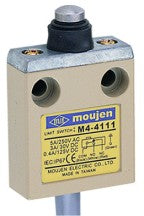 The M4-4111 is an M4 Series limit switch. The M4-4111 has a metal pusher with rubber seal.