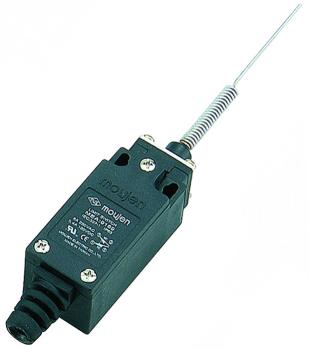 The MEA-9169 is an MEA-Series limit switch. The MEA-9169 has a metal spring coil with a short metal tip.