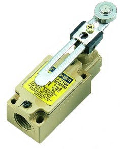 The MJ-7108 is an MJ-Series limit switch, The MJ-7108 has a pusher with side-rotating adjustable roller, with a 45-degree movement.