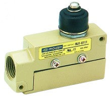 De MJ1-6111 is een eindschakelaar uit de MJ1 -Series, De MJ1-6111 heeft een IP waarde van IP65, De MJ1-6111 heeft een verzegelde pin drukker.