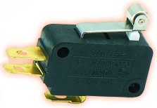 The MV-3004 is a limit switch from the MV-Series. The MV-3004 has a straight metal lever with a nickel-plated brass roller.